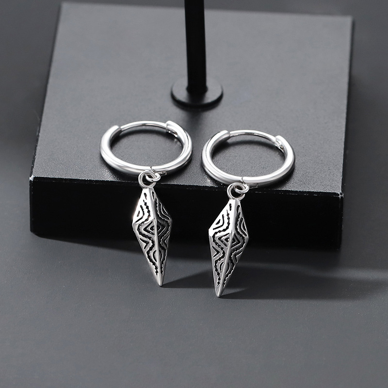 Men'S Accessories Drop Shipping - Vintage Geometry Pattern Cone Ear Buckle