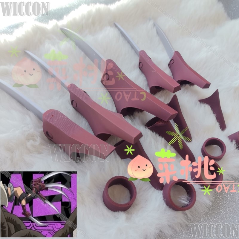 Men Accessories Silver - Jabber Wonger Anime Gachiakuta Cosplay Costume