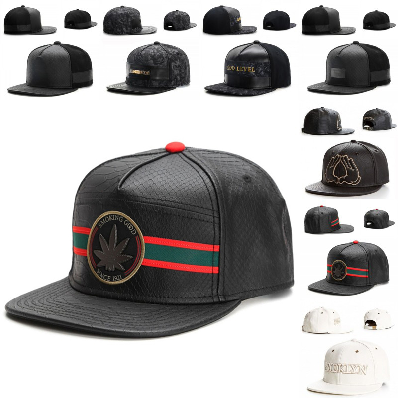 Men Accessories Brand - Fashio Brand Leather Cap Baseball Cap
