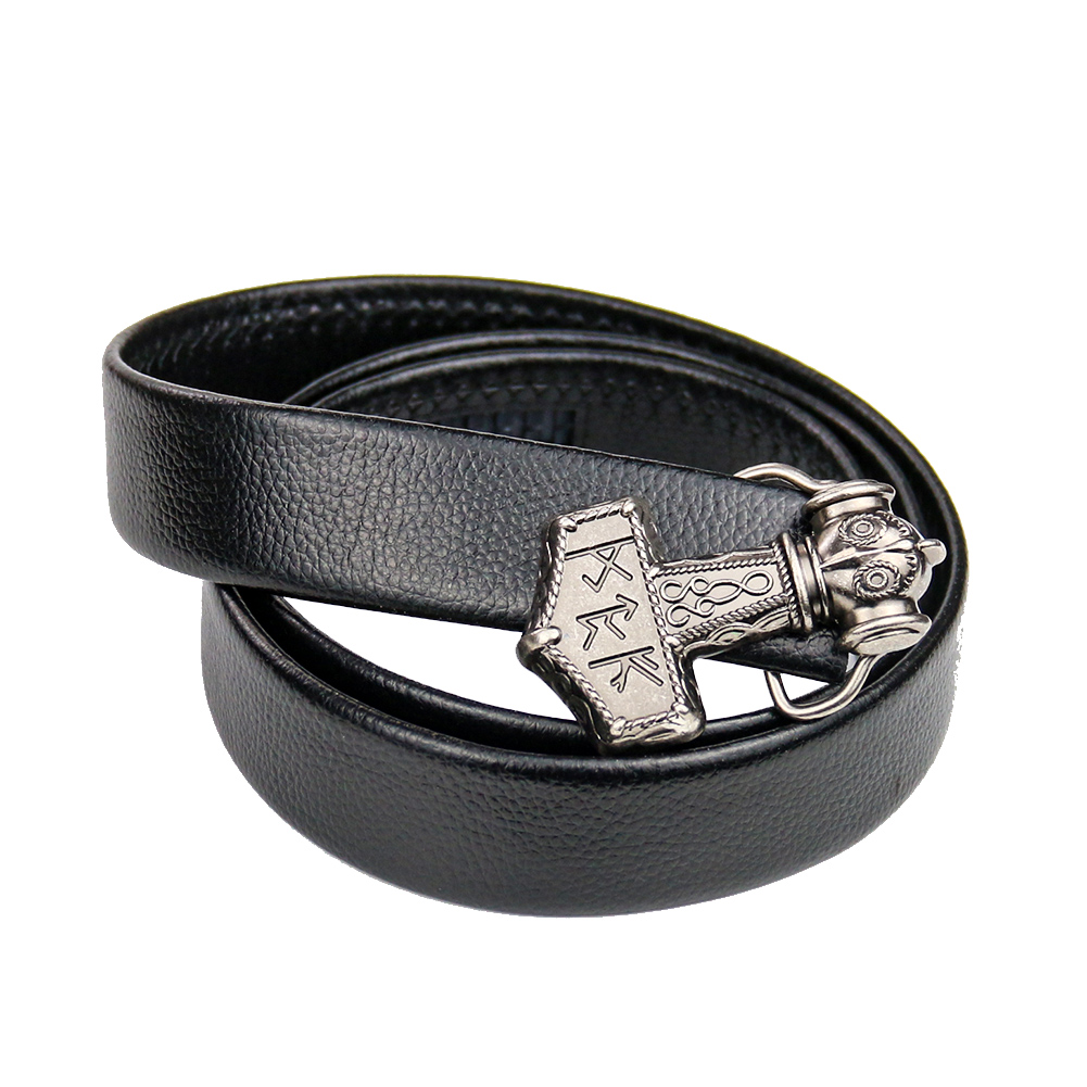 Western Odin Hammer Belt Buckl - Men'S Viking Accessories 评论和价格
