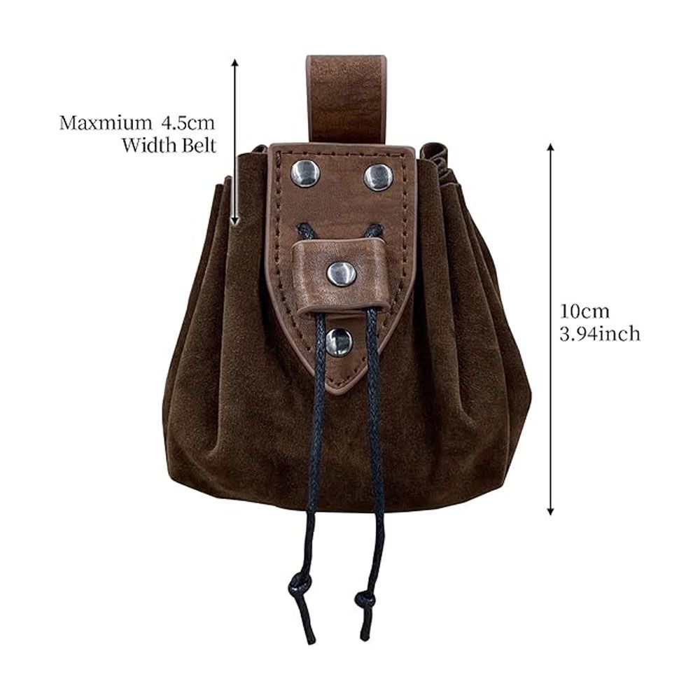 Viking Style Medieval Pouch Le - Men'S Viking Accessories 评论和价格