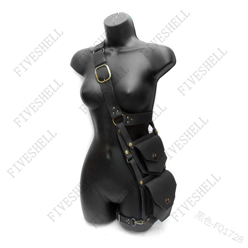 Medieval Renaissance Waist PU  - Men'S Viking Accessories 评论和价格