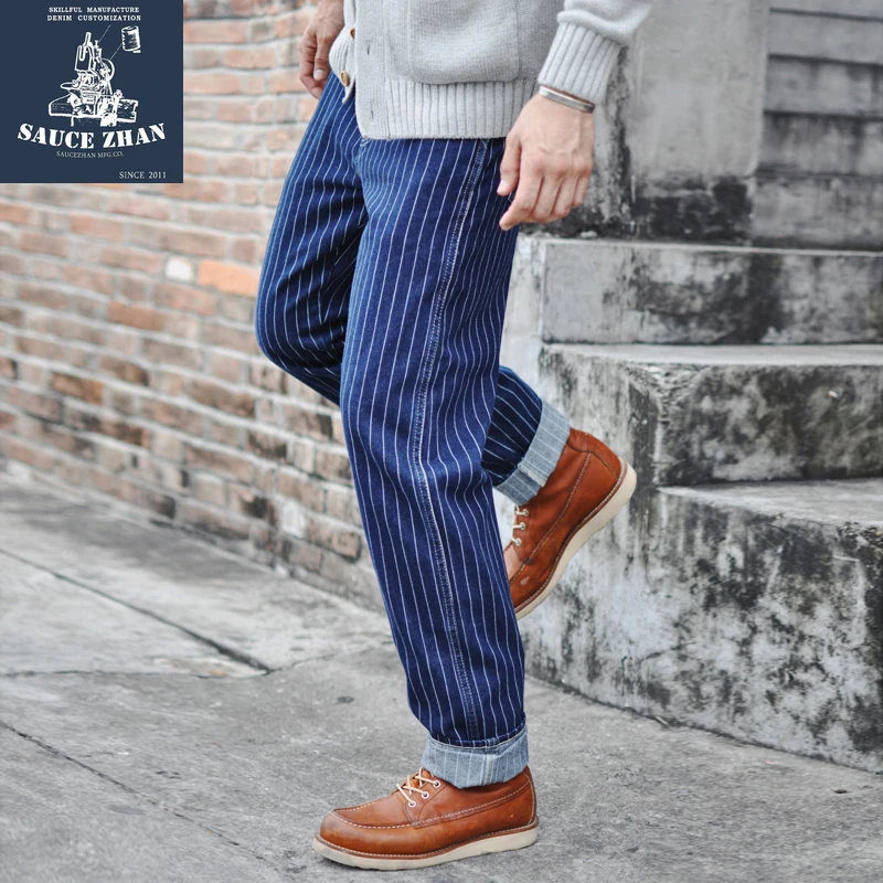 Saucezhan Striped Jeans Men Vi - Levis Jeans 501 评论和价格