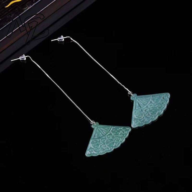 Natural Blue Water Emerald Jad - Men'S Accessories Drop Shipping 评论和价格