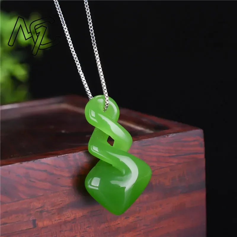 Natural Hetian Jade Green Colo - Men'S Accessories Drop Shipping 评论和价格