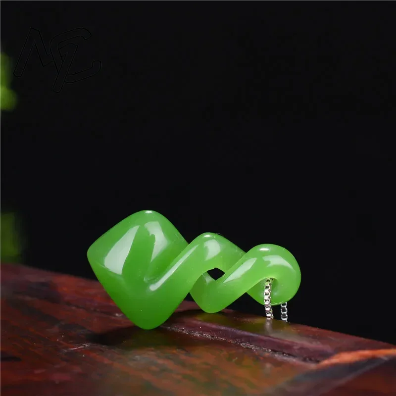 Natural Hetian Jade Green Colo - Men'S Accessories Drop Shipping 评论和价格