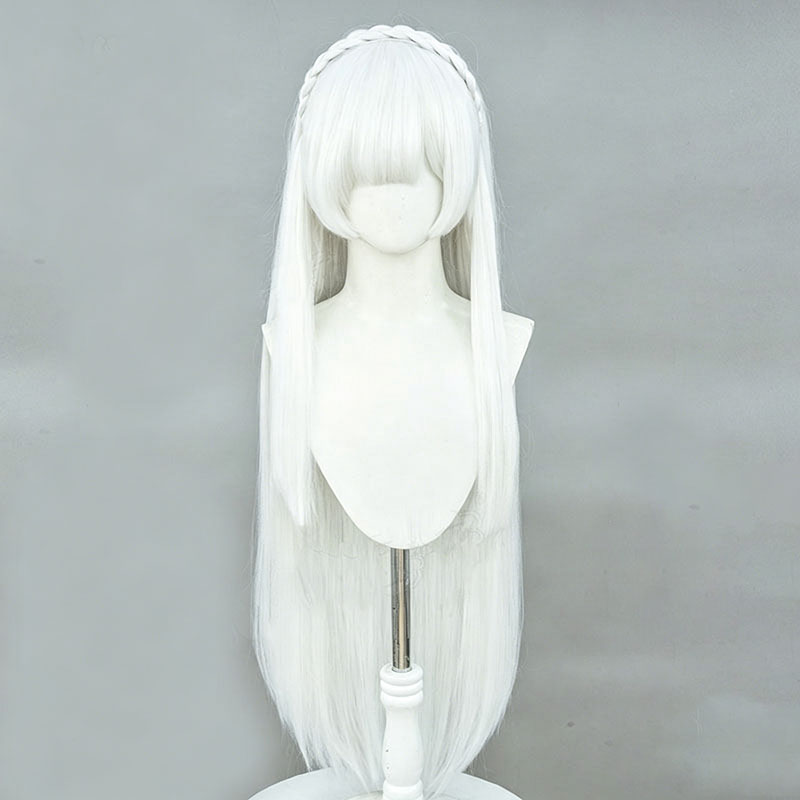 Anime Re:Zero Emilia Cosplay W - Men Accessories Silver 评论和价格
