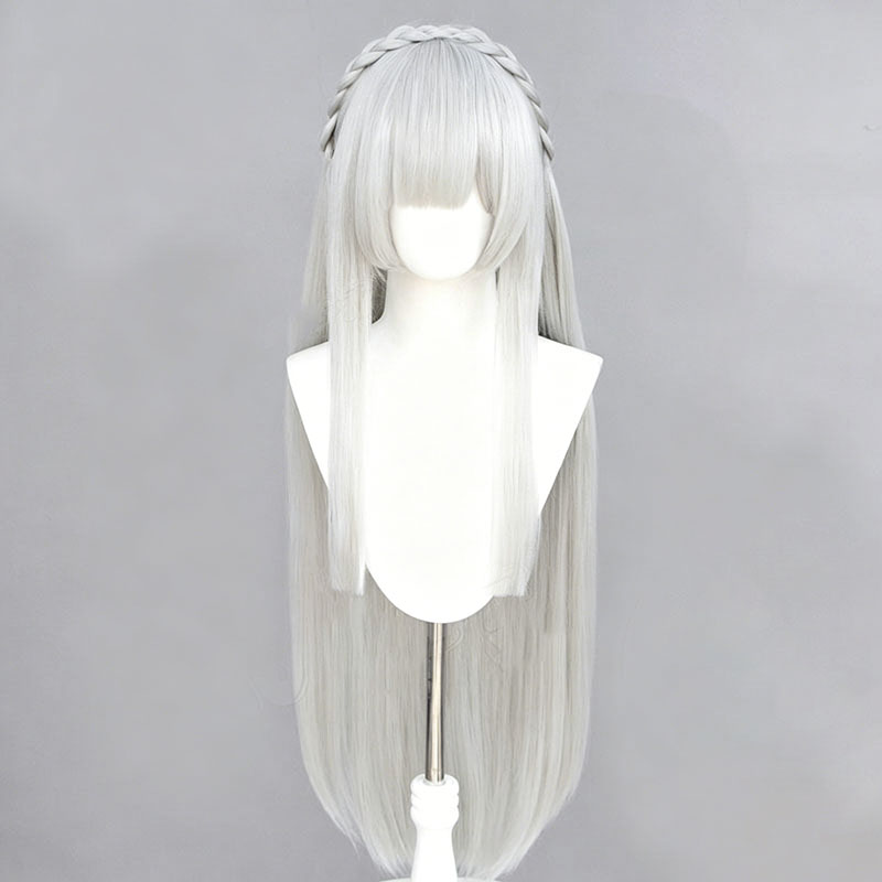Anime Re:Zero Emilia Cosplay W - Men Accessories Silver 评论和价格