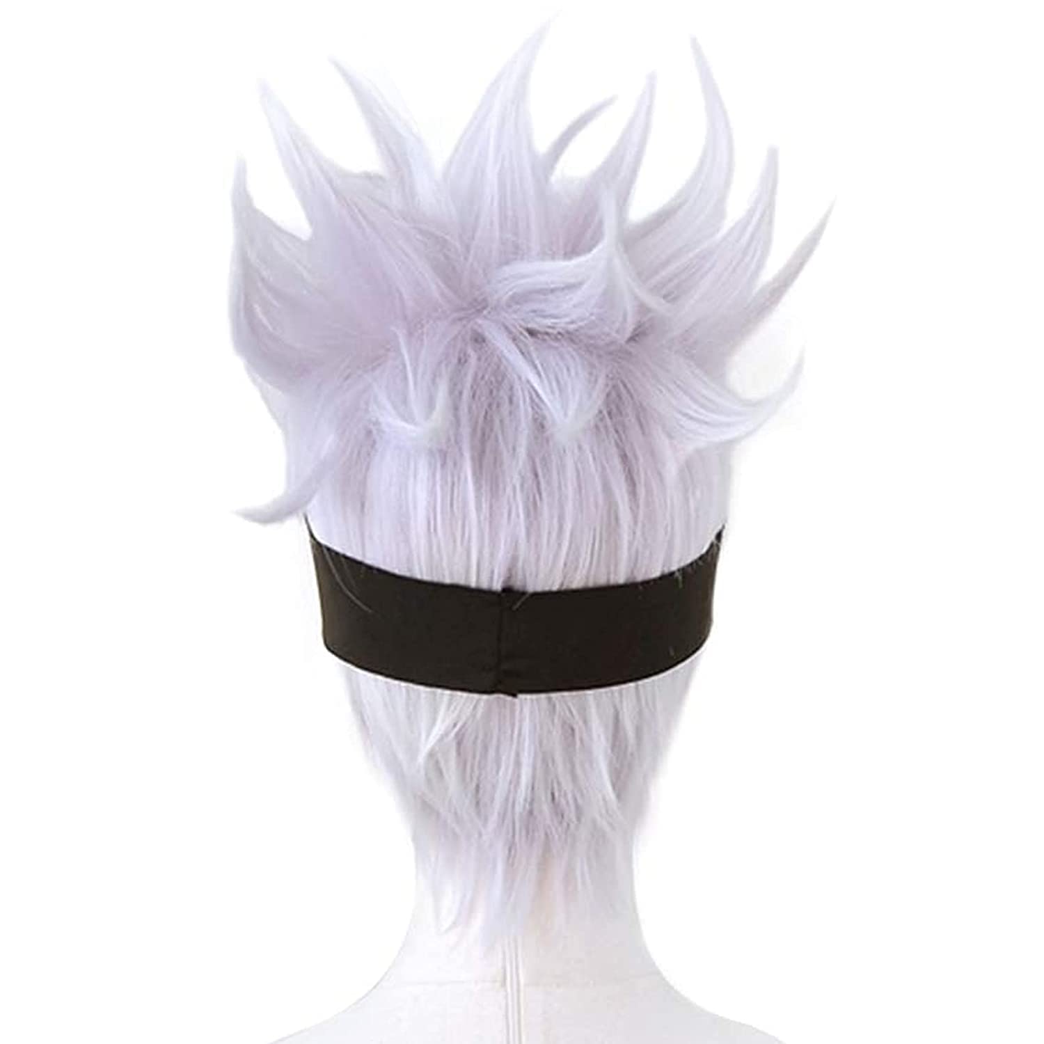 Black Blindfold + Short Wavy C - Men Accessories Silver 评论和价格