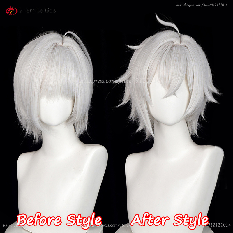 ZZZ Seth Lowell Cosplay Wig 30 - Men Accessories Silver 评论和价格