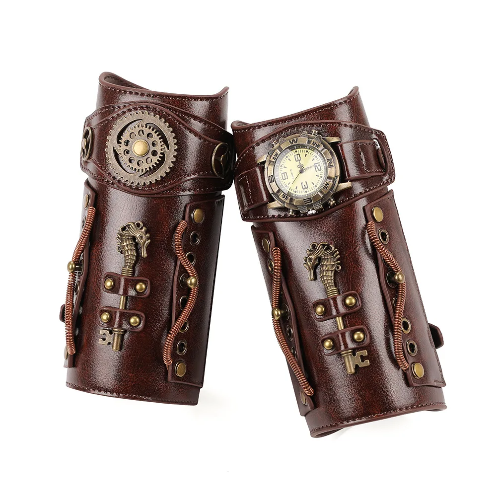 Steampunk Men Clock Gear Armor - Men'S Viking Accessories 评论和价格