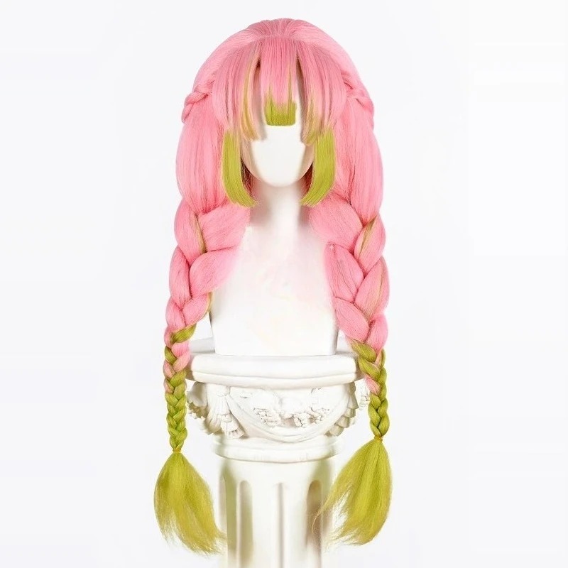 Kanroji Mitsuri Cosplay Wig Pi - Men'S Suit Accessories 评论和价格