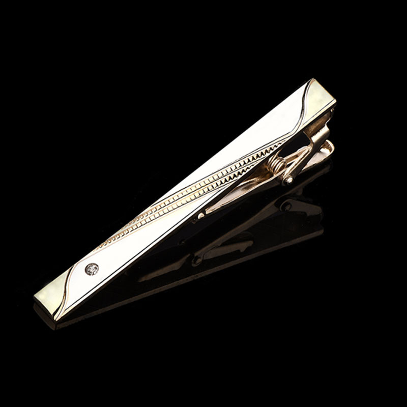 1 Piece of Men's Tie Clip in G - Men Accessories Silver 评论和价格