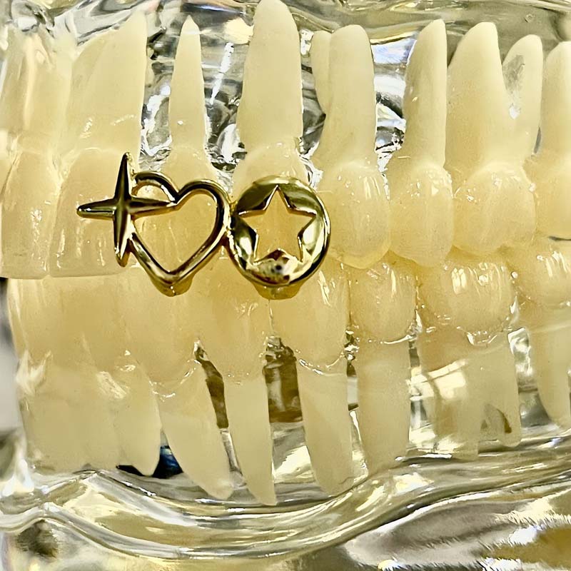Punk Hip Hop Hollow Heart Teet - Men Accessories Silver 评论和价格