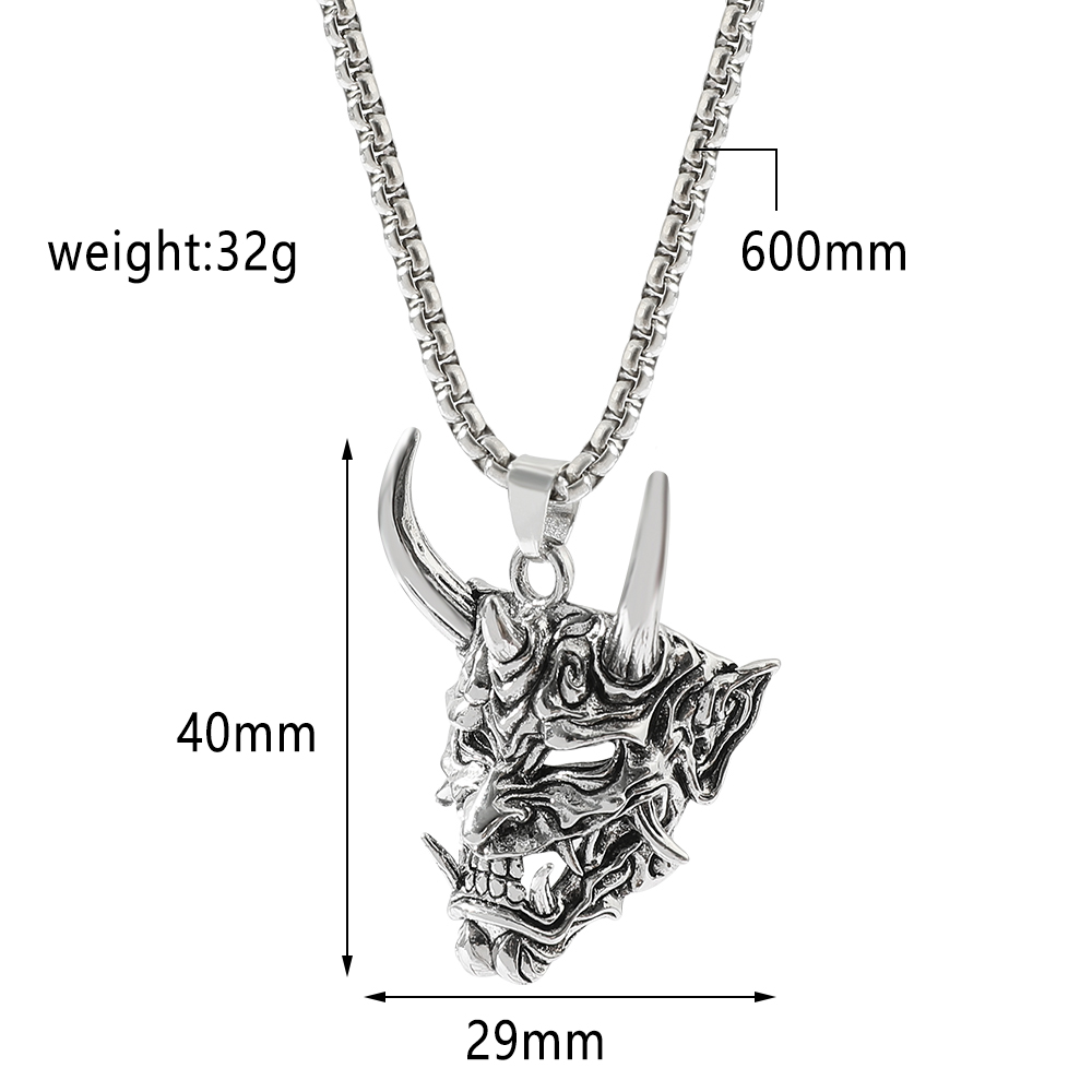 Handsome Rascal Ghost Mask Pen - Men Accessories Silver 评论和价格