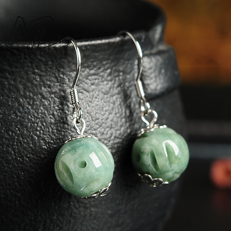 Natural Emerald Hollow Bead Ja - Men'S Accessories Drop Shipping 评论和价格