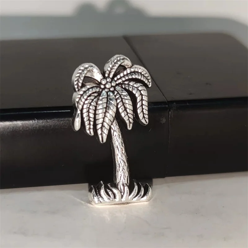 Creative Silver Coconut Tree D - Men Accessories Silver 评论和价格