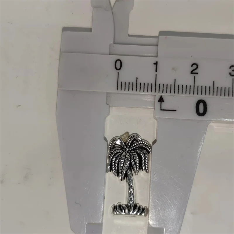 Creative Silver Coconut Tree D - Men Accessories Silver 评论和价格