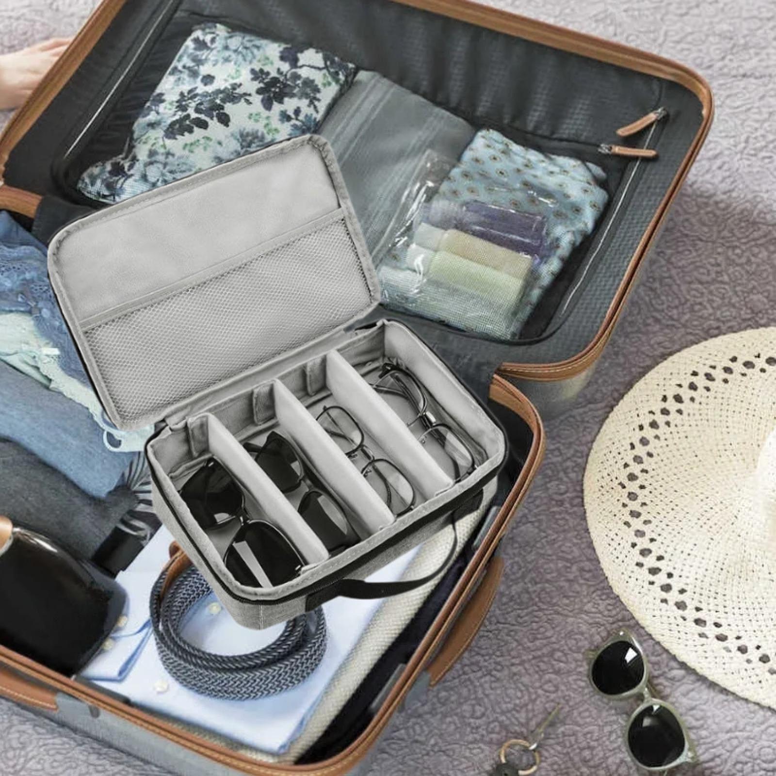 Travel Sunglasses Organizer Zi - Men'S Accessories Organizer Tray 评论和价格